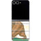 California Flag Light Wood Galaxy Z Flip6 Skin